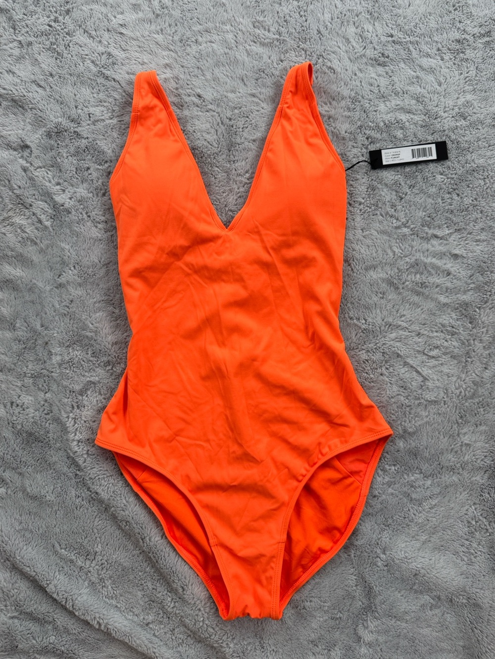 ТA3 Plungey Snatched Waist Lace Up Back
Swimsuit Orange Large Regular Long